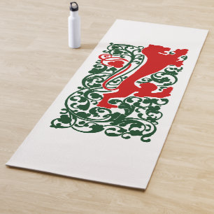 Will Bradley Heraldic Lion Yogamat