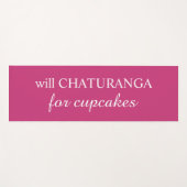 Will Chaturanga for Cupcakes Yoga Mat (Voorkant (horizontaal))