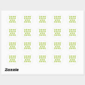 Will Code for Gear (Bugdroid Software Developer) Ronde Sticker (Vel)