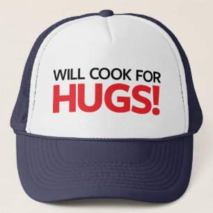 Will Cook for Hugs Trucker Pet