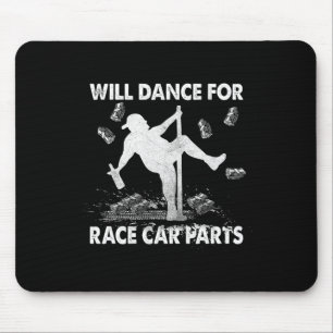 Will Dancing for Race Car Parts Dirt Track Racing Muismat