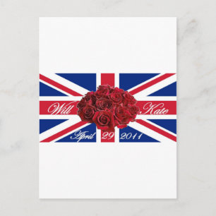 Will en Kate 2011 Limited Edition herdenkingsmunt Briefkaart
