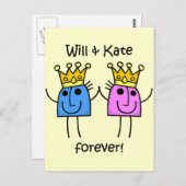 Will en Kate Briefkaart (Voorkant / Achterkant)
