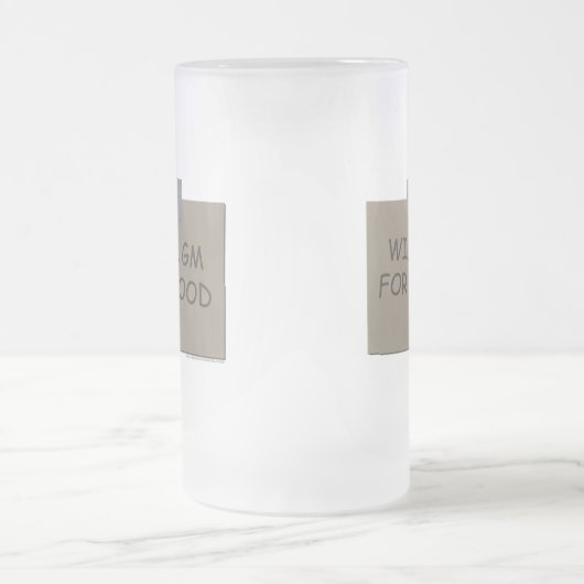 Will GM voor voedsel Matglas Bierpul (Center)