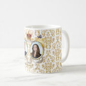 Will+Kate bruiloft, dij achtergrondkleur! Koffiemok (Voorkant rechts)