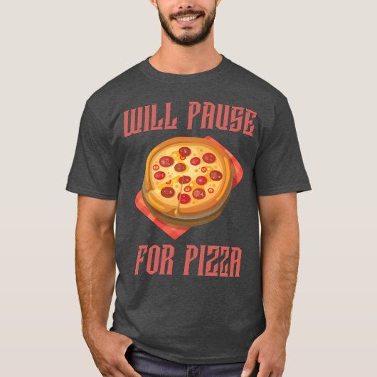 Will Pause For Food Gaming boy T-shirt (Voorkant)