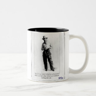 "Will Rogers - Humorist" Tweekleurige Koffiemok