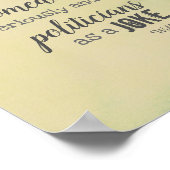 Will Rogers humour cite une affiche politique (Coin)