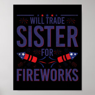 Will ruilt zuster voor vuurwerk zuster broer 4e poster