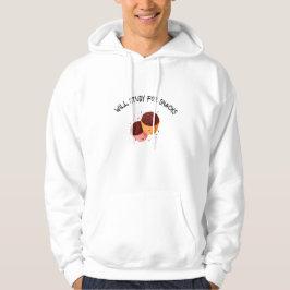Will Study For Snacks-schoollunchpauze T-shirt