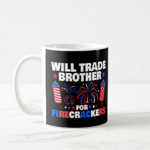 Will Trade Brother voor voetzoekers 4 juli Koffiemok