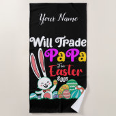 Will Trade Papa For Easter Eggs Strandlaken (Voorkant)