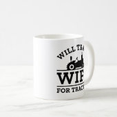 Will trade Wife for Tractor Koffiemok (Voorkant rechts)