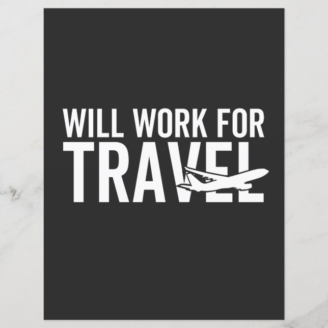 Will Work For Traveling (Voorkant)