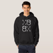 Will Workout For Donuts Sprinkles Retro Hoodie (Voorkant volledig)