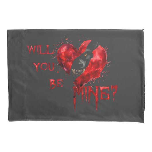 WIll You Be Mine Valentine Shirt Kussensloop (Voorkant)