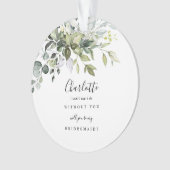 Will You Be My Bridesmaid Ceramic Ornament (voorkant)