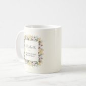 Will You Be My Bridesmaid | Floral Mug (Devant gauche)
