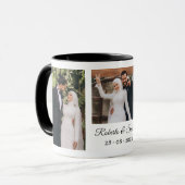 Will You Be My Bridesmaid Minimalist Photo Collage Mok (Voorkant links)