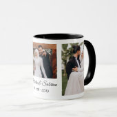 Will You Be My Bridesmaid Minimalist Photo Collage Mok (Voorkant rechts)