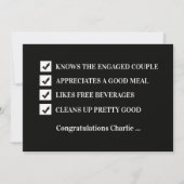 Will You Be My Groomsman Funny Digital Card Kaart (Voorkant)