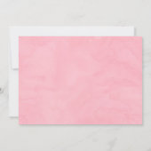 Will You Be My Matron of Honor Waterverf Pink Kaart (Achterkant)