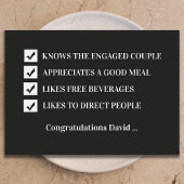 Will You Be My Usher Funny Digital Invitation Card