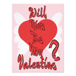 Will You Be My Valentine? Foto Afdruk
