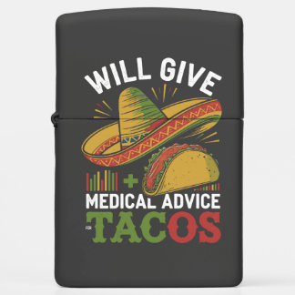 Will zal medisch advies geven aan Tacos Funny Doct