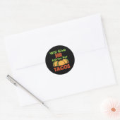Will zal u adviseren over Tacos Human Resources Ronde Sticker (Envelop)