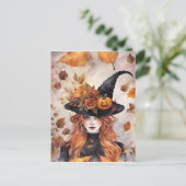 Willa de heks briefkaart (Staand voorkant)