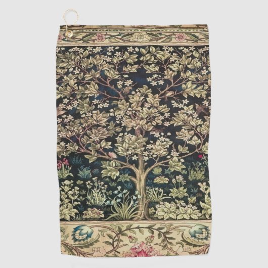 Willam Morris mooie design en creaties, Vint Golfhanddoek (Voorkant)