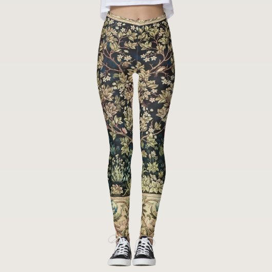 Willam Morris mooie design en creaties, Vint Leggings (Voorkant)
