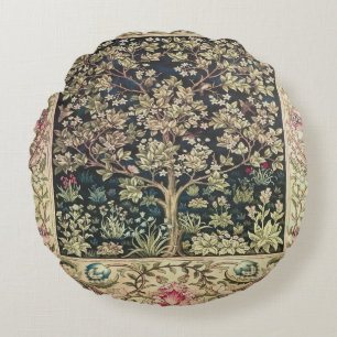 Willam Morris mooie design en creaties, Vint Rond Kussen