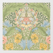 Willam Morris Myrtle Garden Floral Classic Raamsticker (Vel)