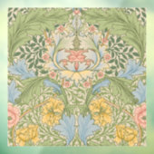 Willam Morris Myrtle Garden Floral Classic Raamsticker (Vel 3)