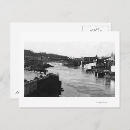 Willamette Herfsten en Paper Mills Oregon City Briefkaart (Voorkant / Achterkant)