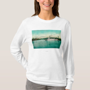 Willamette River and Steel Bridge in Albany T-shirt