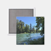 Willamette River, Oregon Magneet (Voorkant / Achterkant)