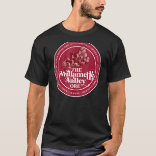 Willamette Valley Pinot Noir wijnkenner Oreg T-shirt