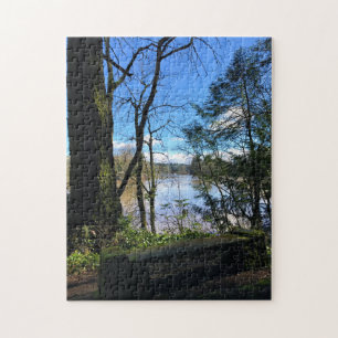 Willamette van het natuurpark Champoeg, OR Legpuzzel