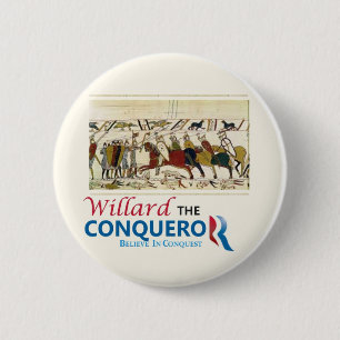 Willard de Conqueror Mitt Romney Ronde Button 5,7 Cm