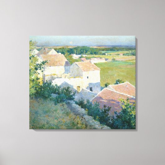 Willard Metcalf MidSummer Twilight Canvas Afdruk (Voorkant)