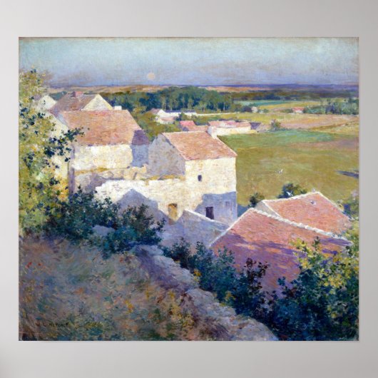 Willard Metcalf Midzomer Twilight Poster (Voorkant)