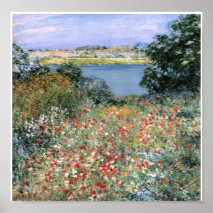  Willard Metcalf Poppy Garden Poster