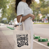 Willekeur en snacks Eigenaardig modern stijlvol Tote Bag