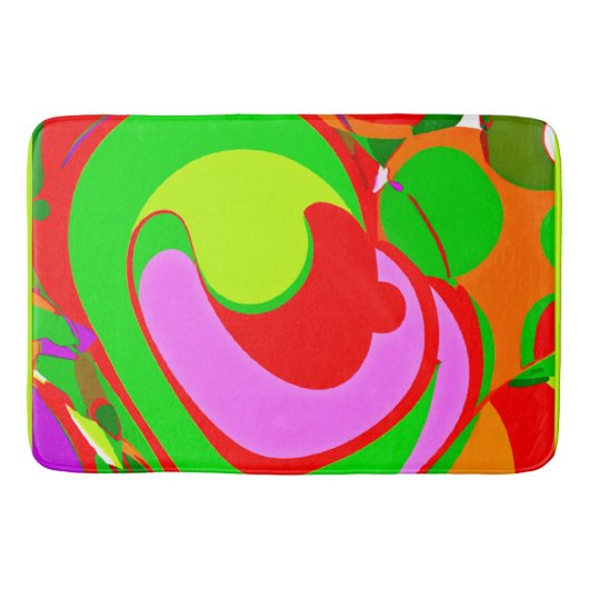 Willekeurig Abstract patroon Badmat (Voorkant)