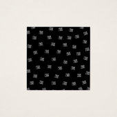 Willekeurig gearrangeerd ontwerp, zakelijke Logo o Vierkante Visitekaartjes (Voorkant)