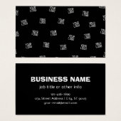 Willekeurig gearrangeerd ontwerp, zakelijke Logo o Visitekaartje (Voorkant /achterkant)