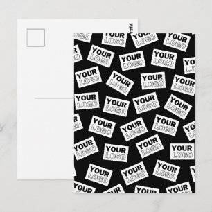 Willekeurig geplaatst Zoek naar uw Logo of een fot Briefkaart